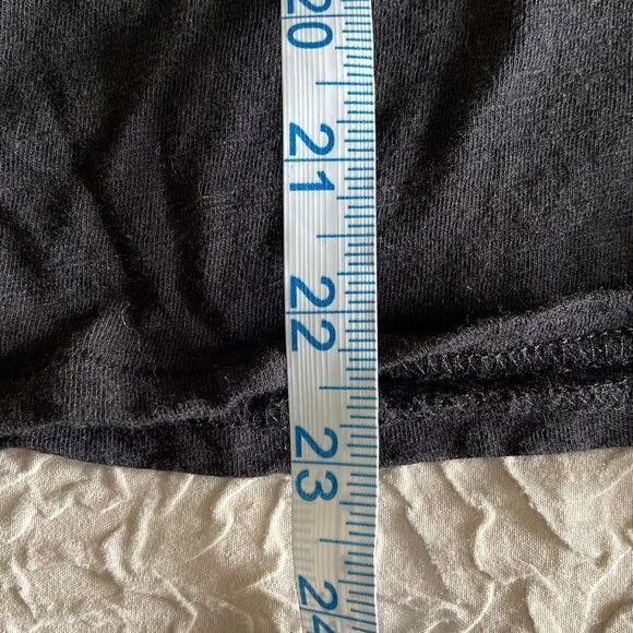 Z Supply Womens Long Sleeve T-Shirt Crewneck Top Cotton Blend Size Small Black - Picture 9 of 9